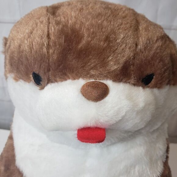 Huggable Amuse The Kissing Sea Otter Plush 13" Stuffed Animal RARE - Picture 1 of 7